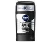 NIVEA-DESODORANTE EM STICK MEN BLACK WHITE INVISIBLE ORIGINAL 50 ml.-DrShampoo - Perfumaria e Cosmética